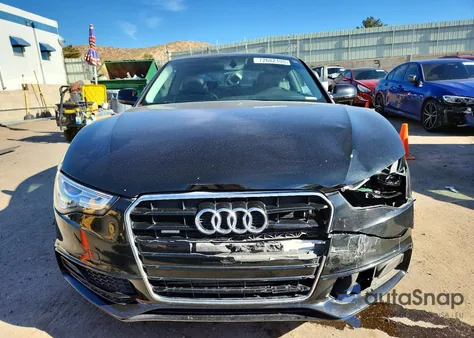 2016 Audi A5 Premium Plus S-Line z USA, uszkodzony, nr VIN WAUM2AFRXGA025481